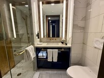 Classic King Bathroom with lovely toiletries.