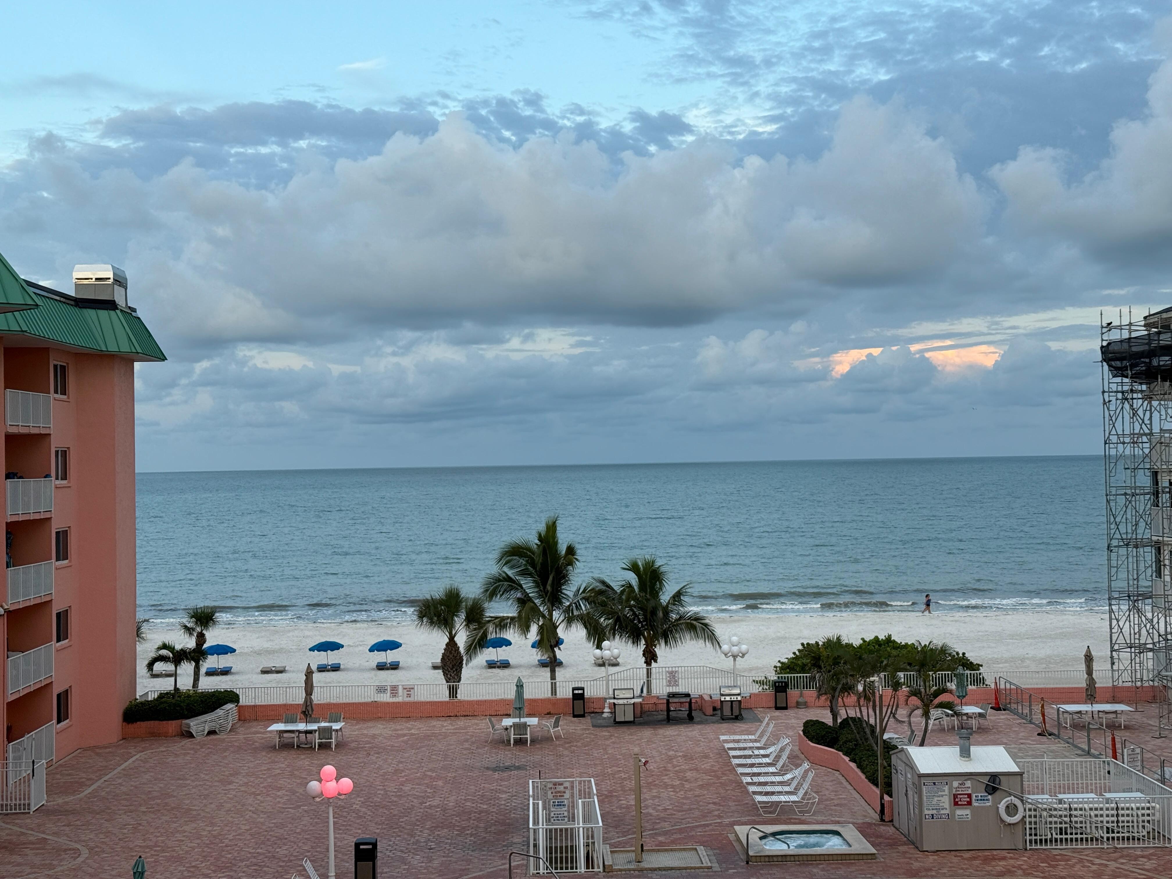 View from the balcony 