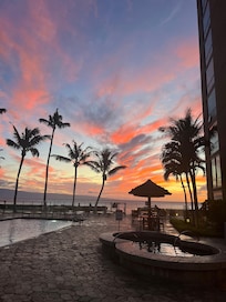 The pool was crystal clear