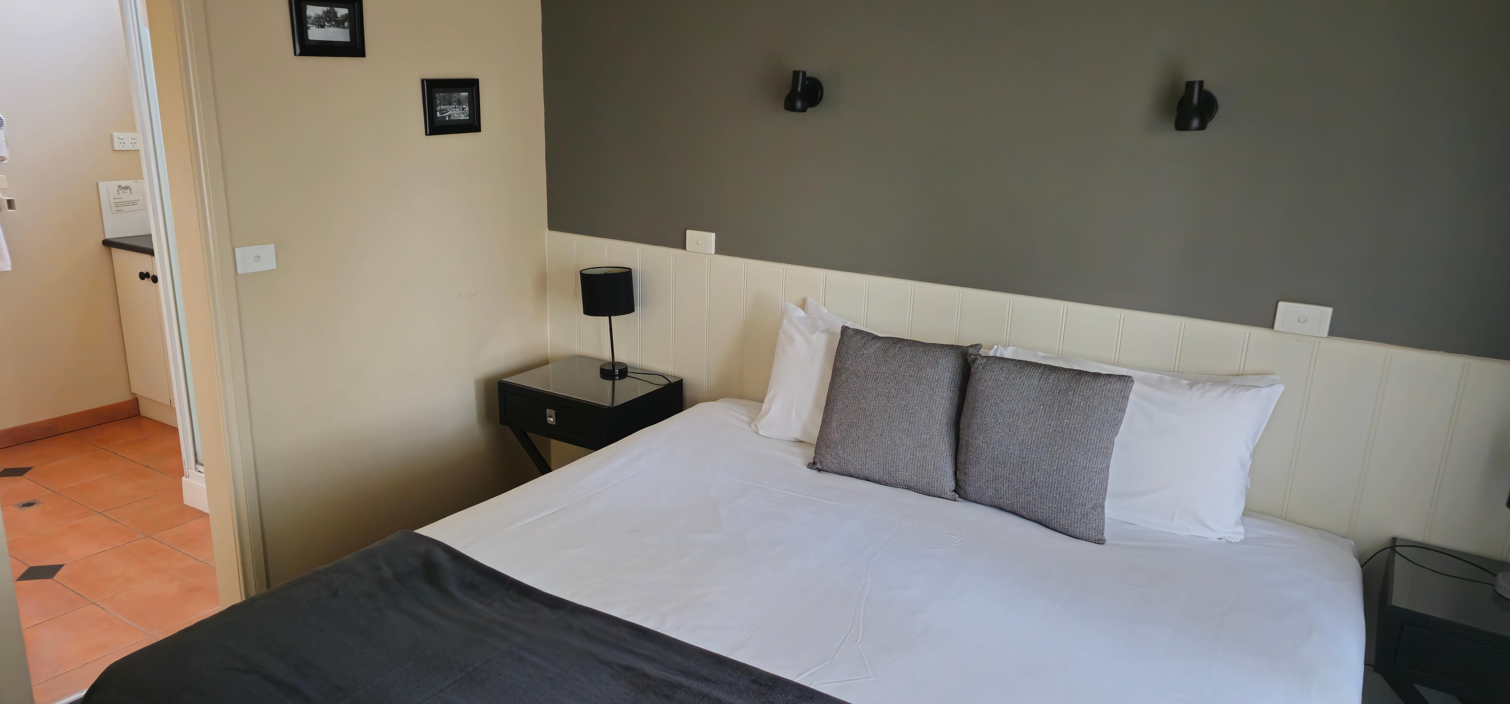 Master bedroom with access to shared bathroom 