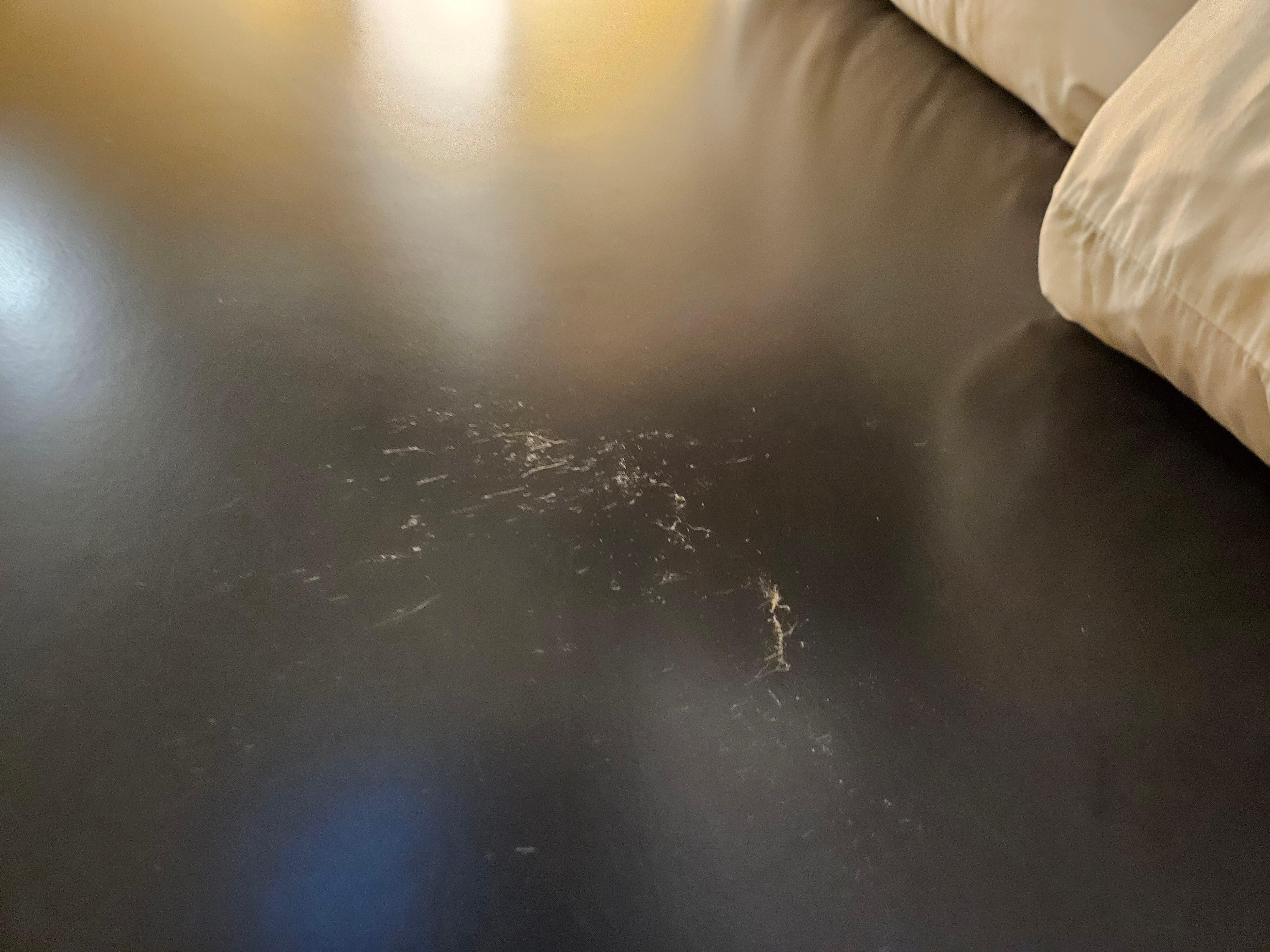 The chair that was never wiped down