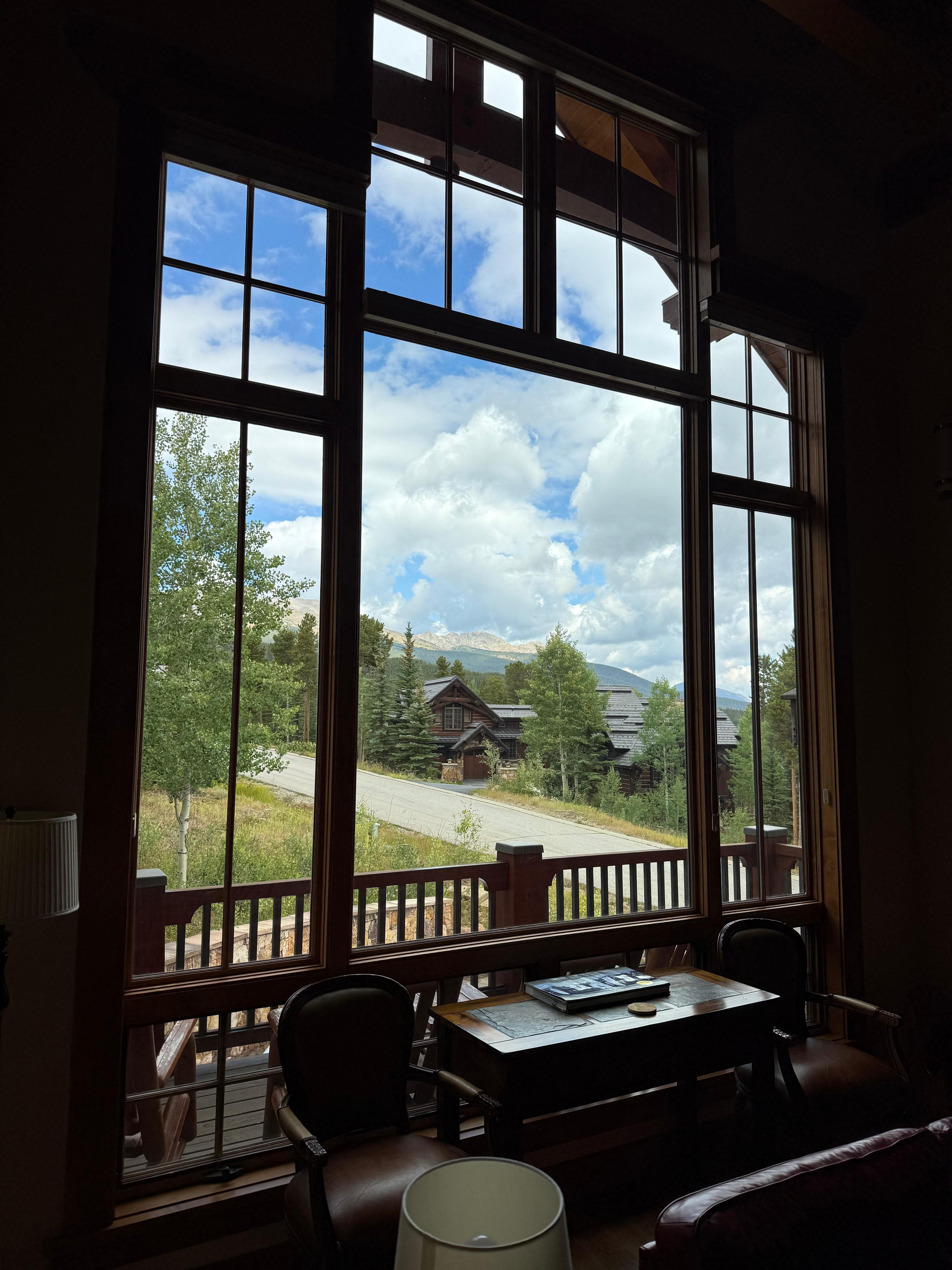 View from great room