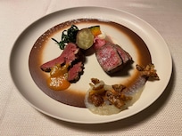 夕食の懐石料理