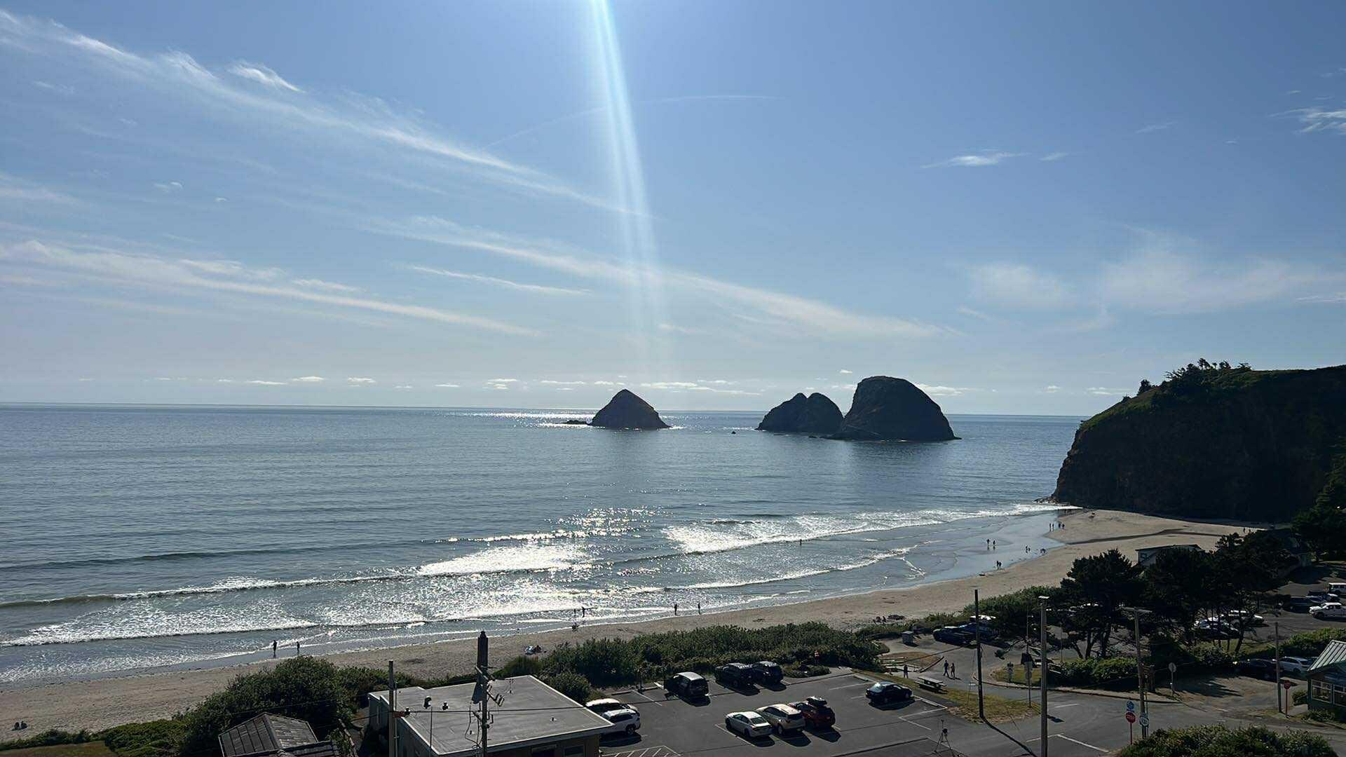 Peaceful ocean views