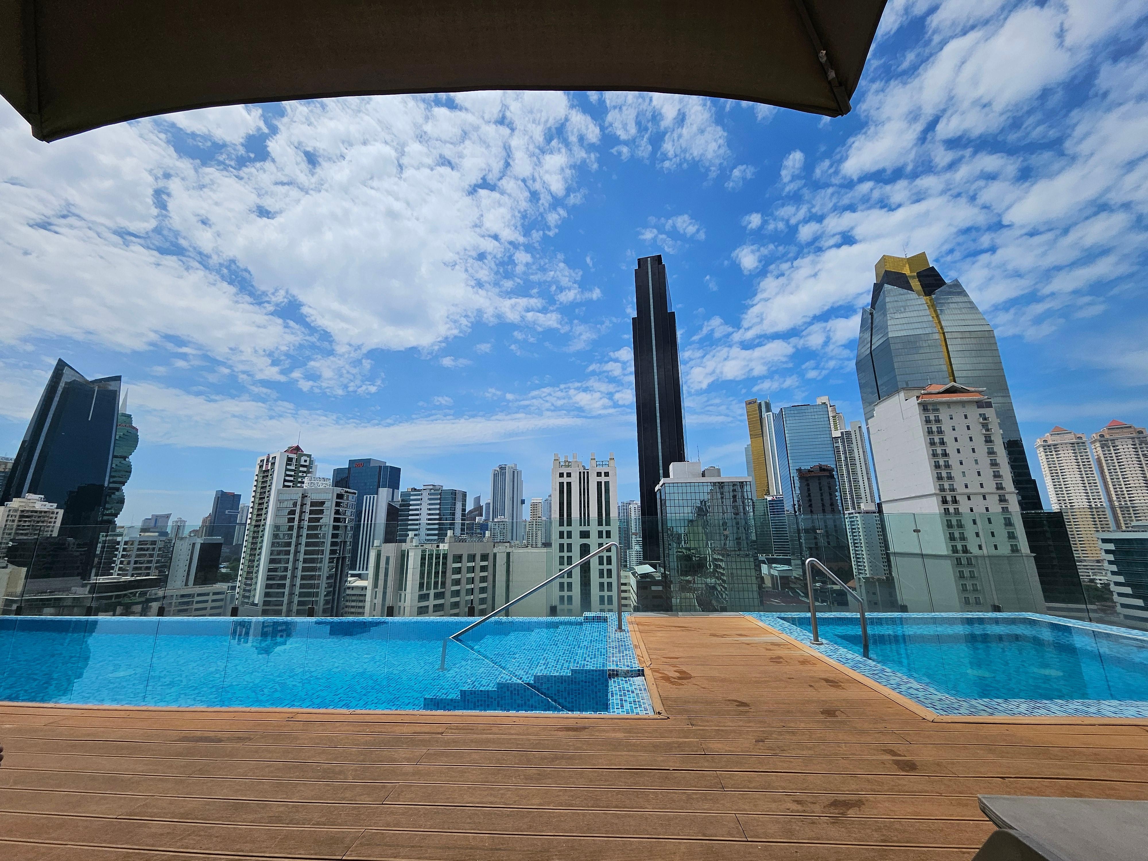 Rooftop pool