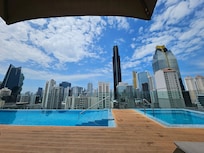 Rooftop pool