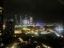 View from balcony at night. Amazing!