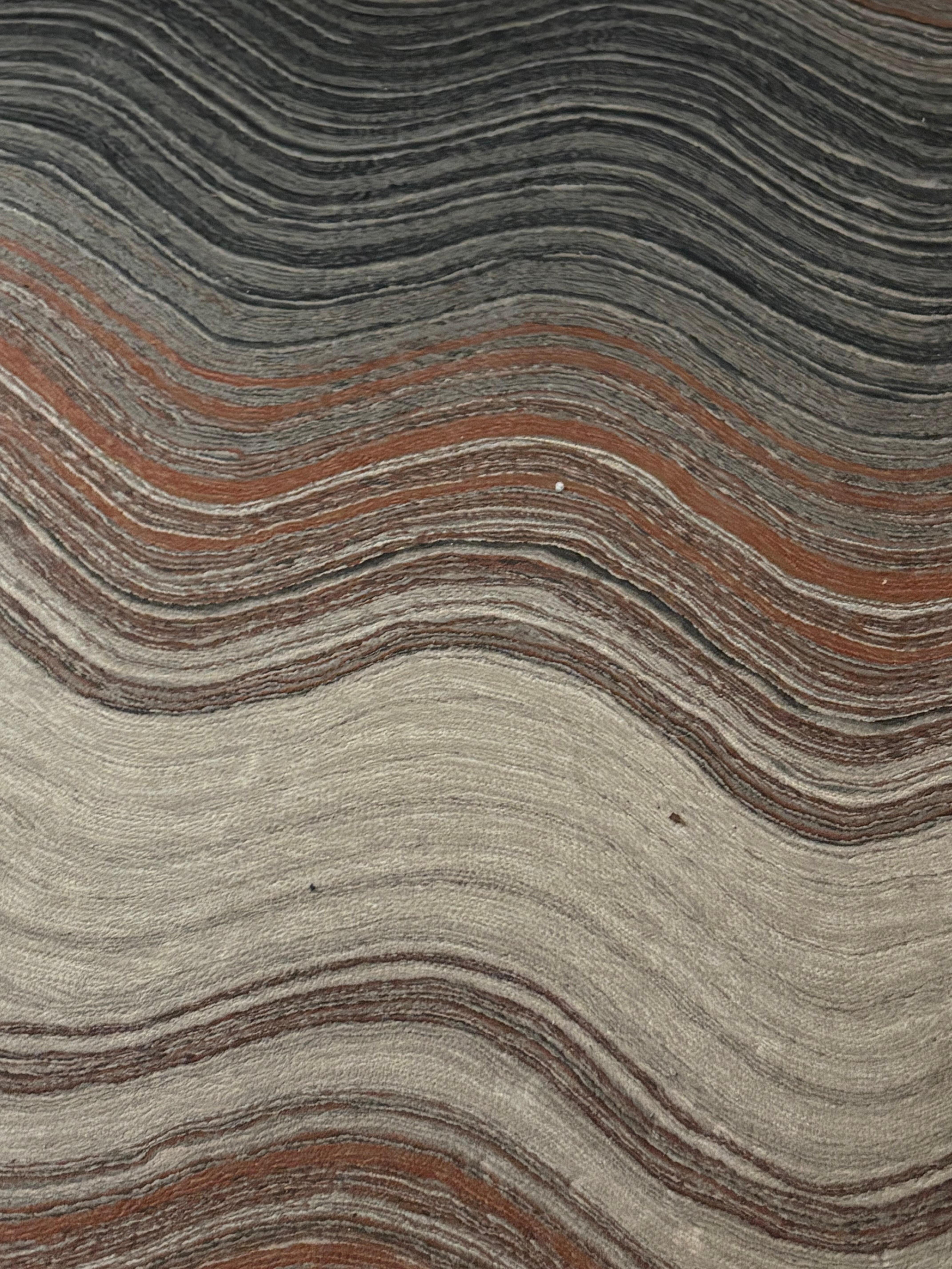 Crumbs/dirt on the rug.