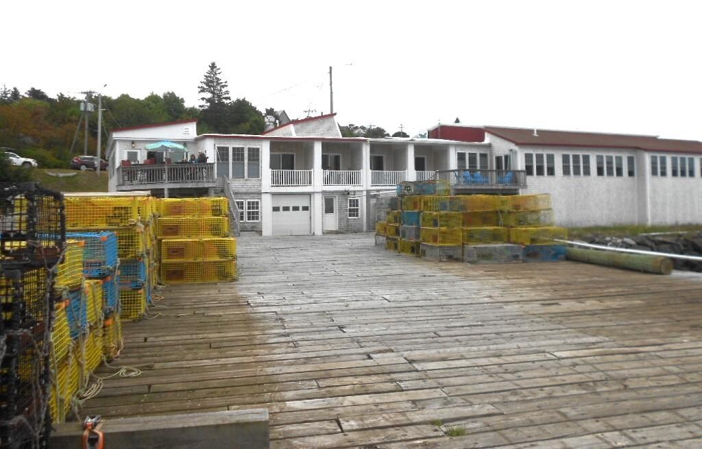 This is from the back/water side.  Love the pier!