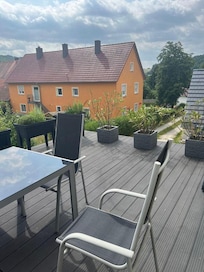 Terrasse hat kein Geländer