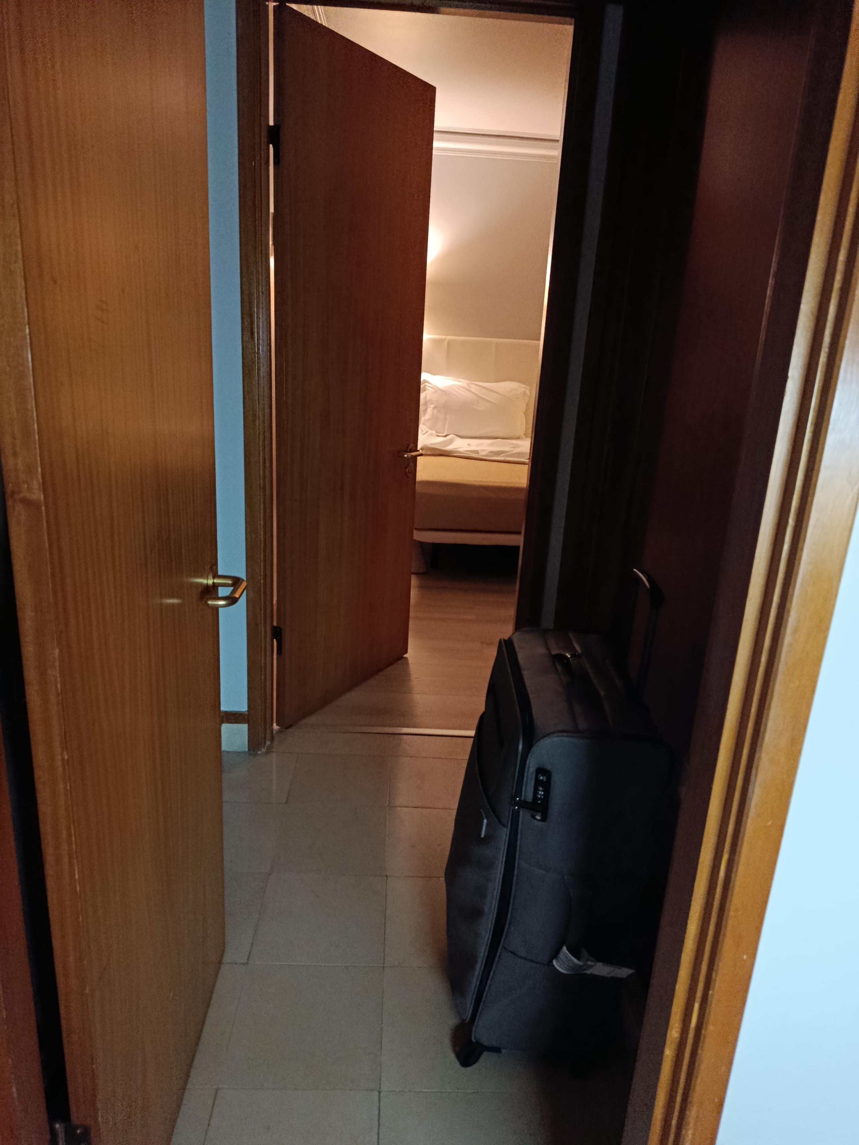 Blick ins Schlafzimmer