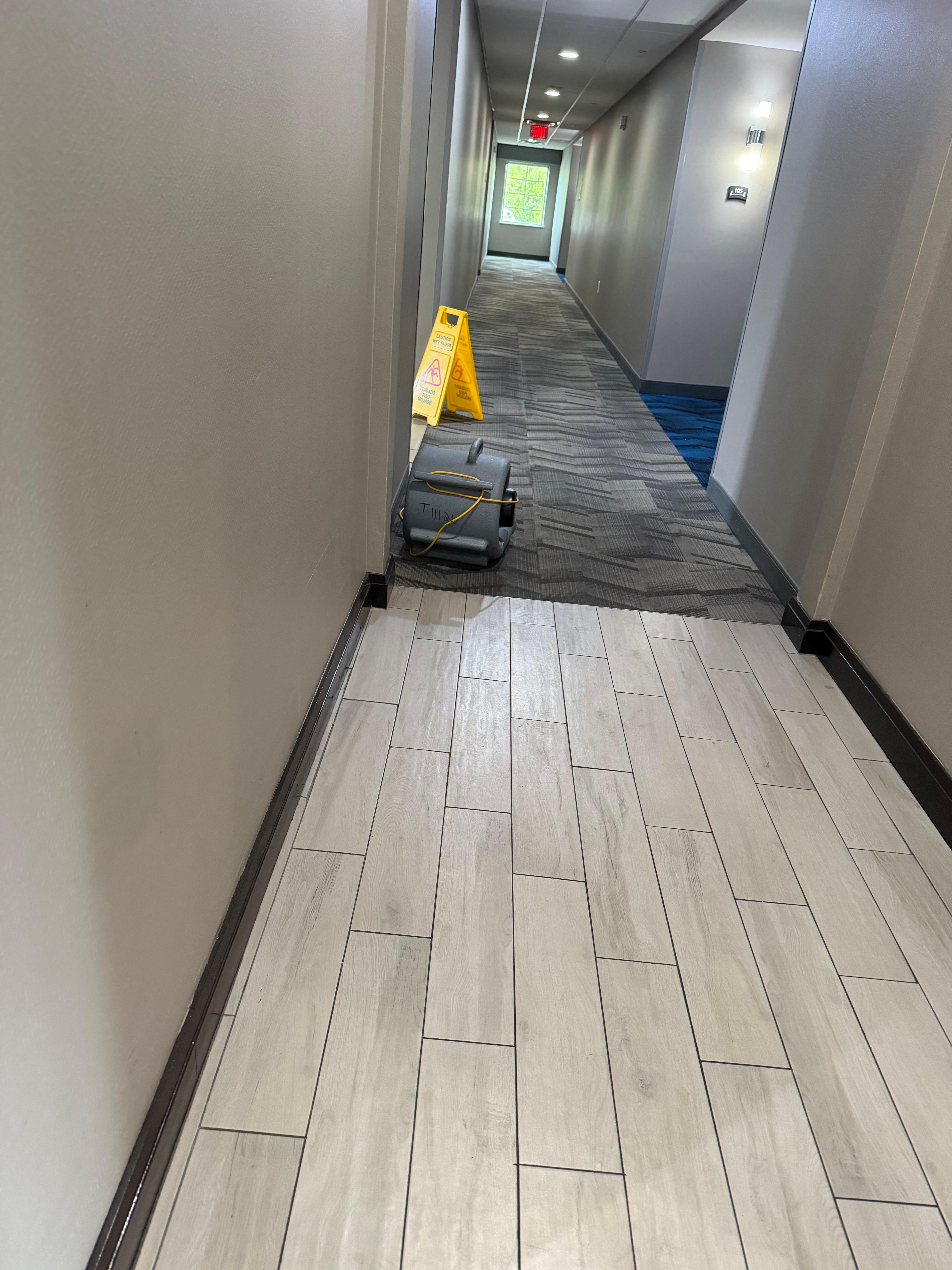 The fan in the hallway that ran from Thursday night to Friday night. 