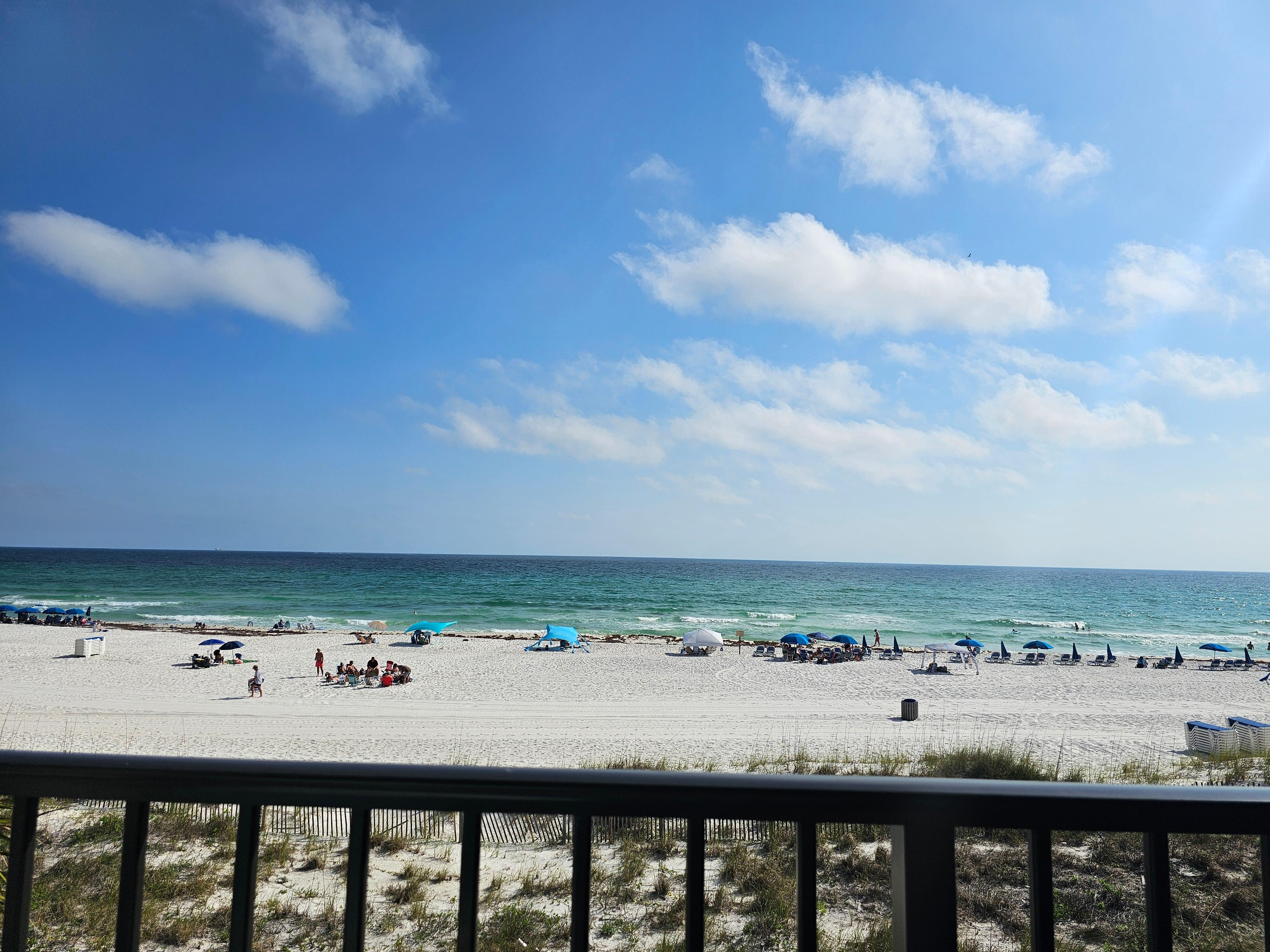 This view is amazing! We loved sitting on the balcony!