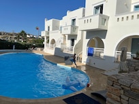Pool mid afternoon