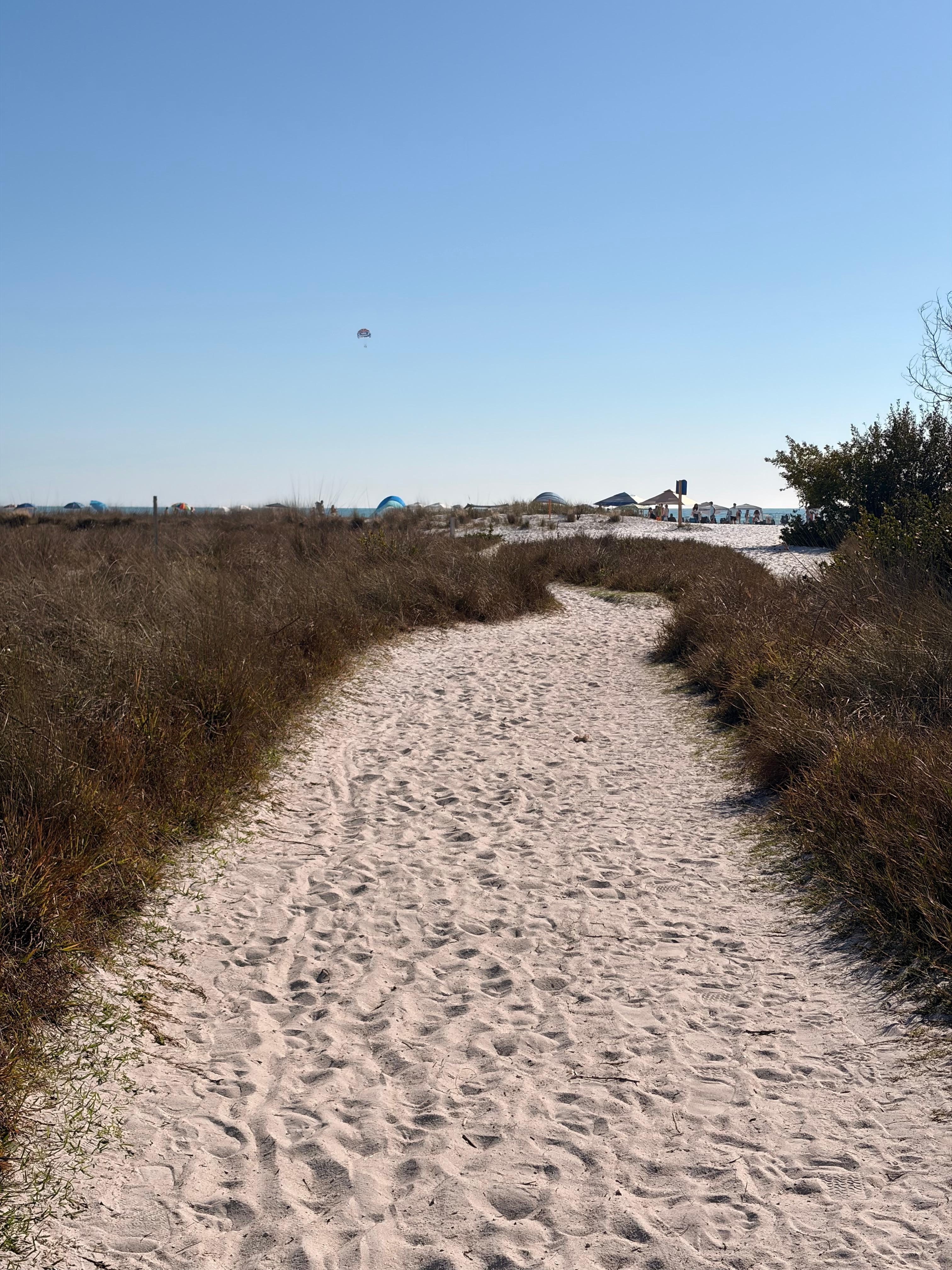 Across from resort. Quick walk to beach