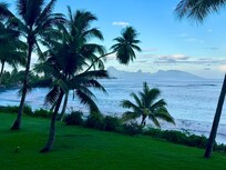 You can see Moorea from this property.