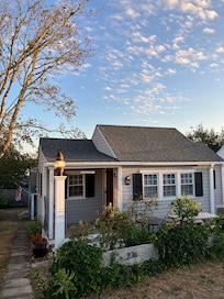 Front of cottage from across the road