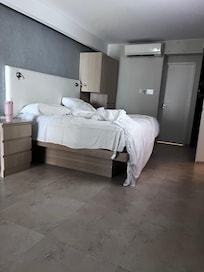 Room with king size bed. #2201