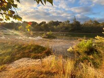 Sunrise at the Blanco, low this time of year due to drought conditions