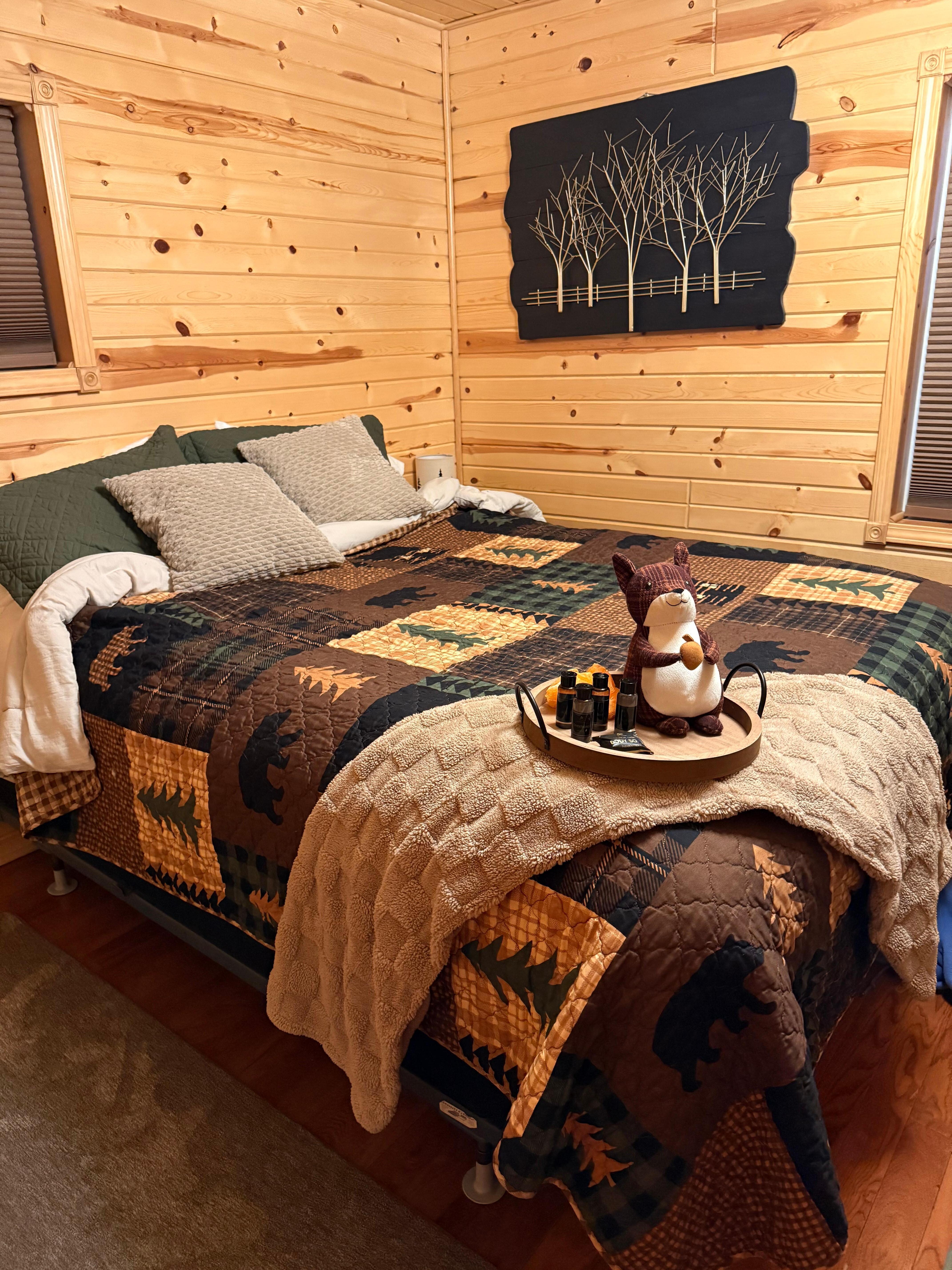 Comfortable bed and cabin overall. 