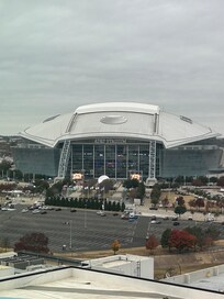 View of AT&T Stadium from the hotel