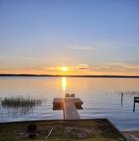 This is the view from the back deck!