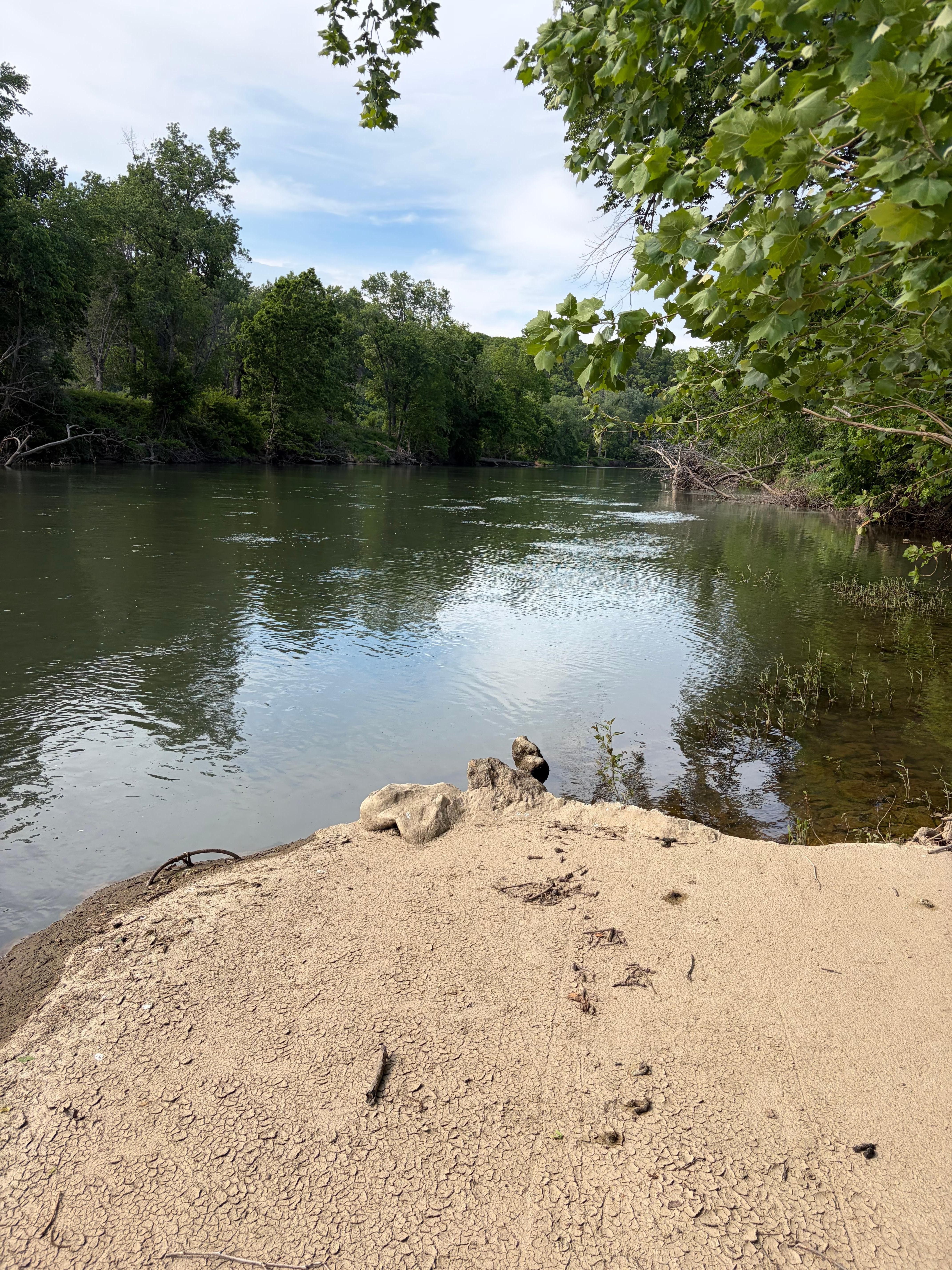 Boat ramp down the hill 