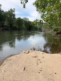 Boat ramp down the hill