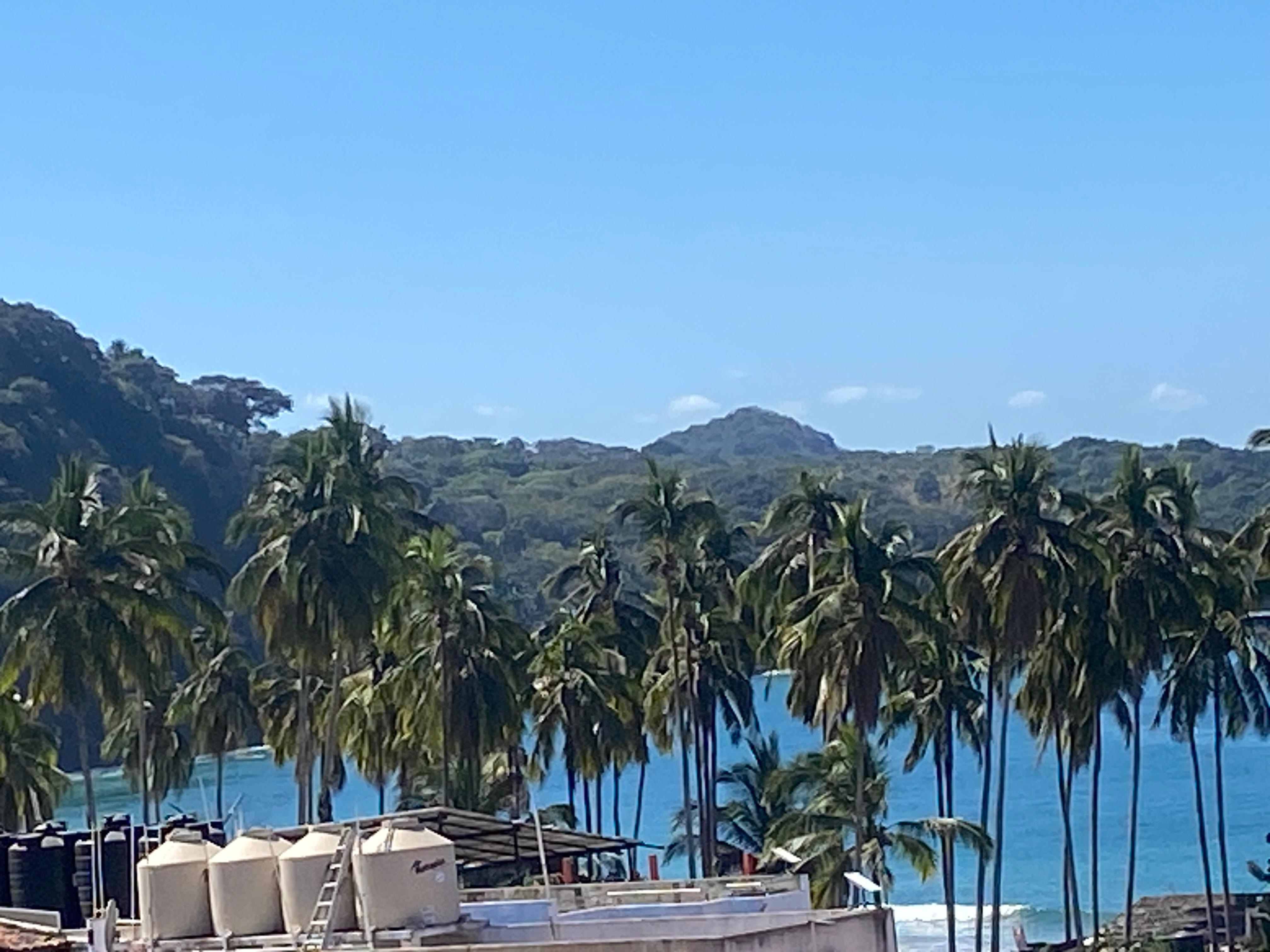 View from the roof of hotel 