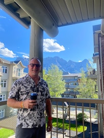 Relaxing on the balcony what a view
