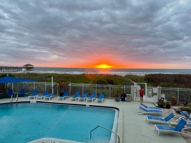 Sunrise from the balcony