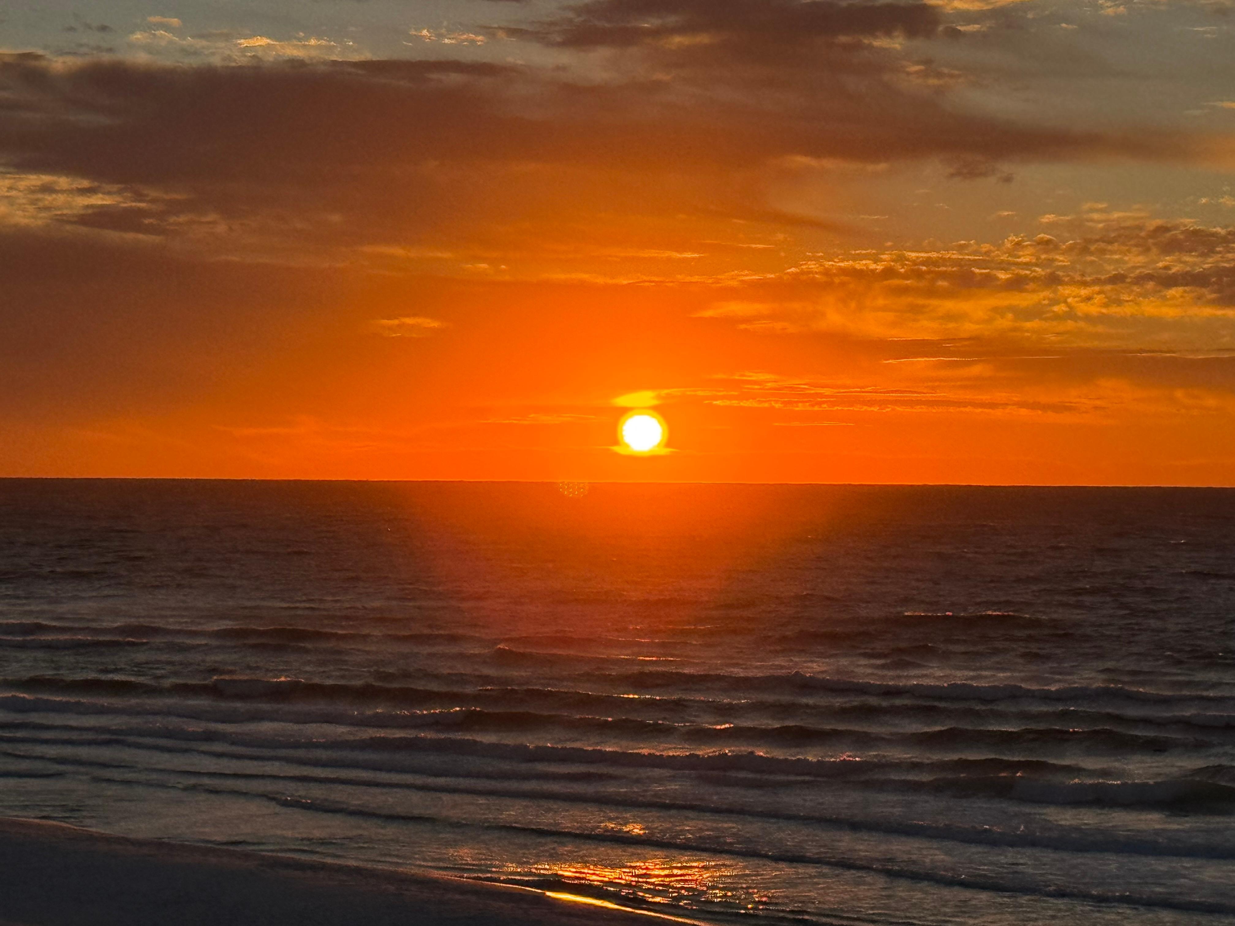 Sunrise from balcony 