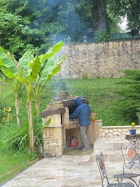 The BBQ on the day it rained! It still worked