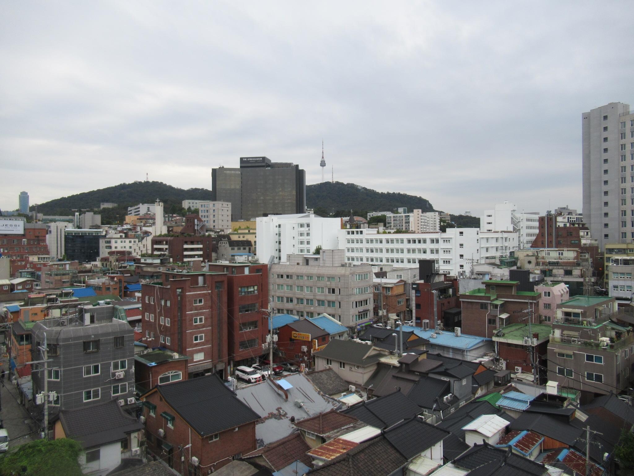 ７Ｆ屋上からの南山タワー