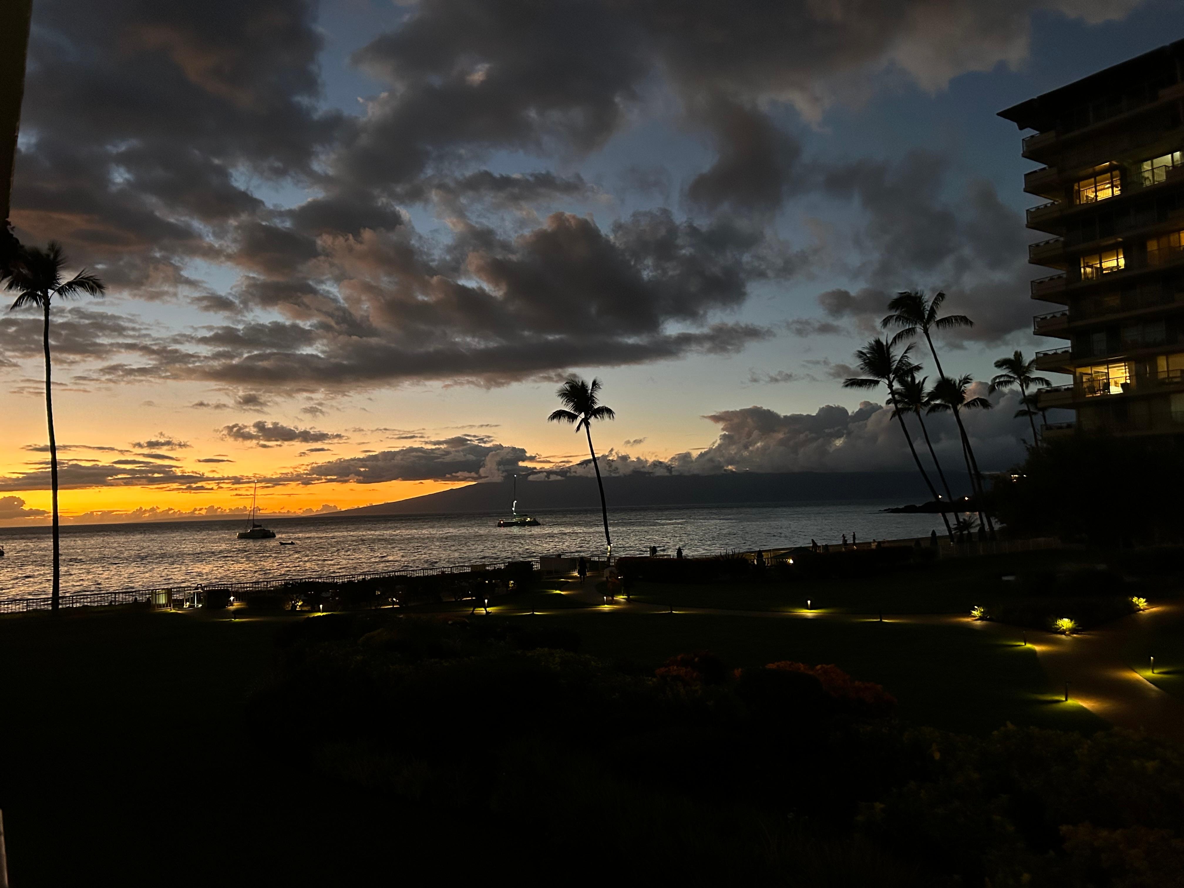 Sunset from lanai