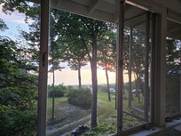 View from the cabin porch