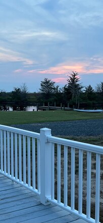 View from the back porch at the cottage!