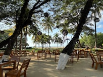 Aqua Saluda Restaurant at the bottom of the hill