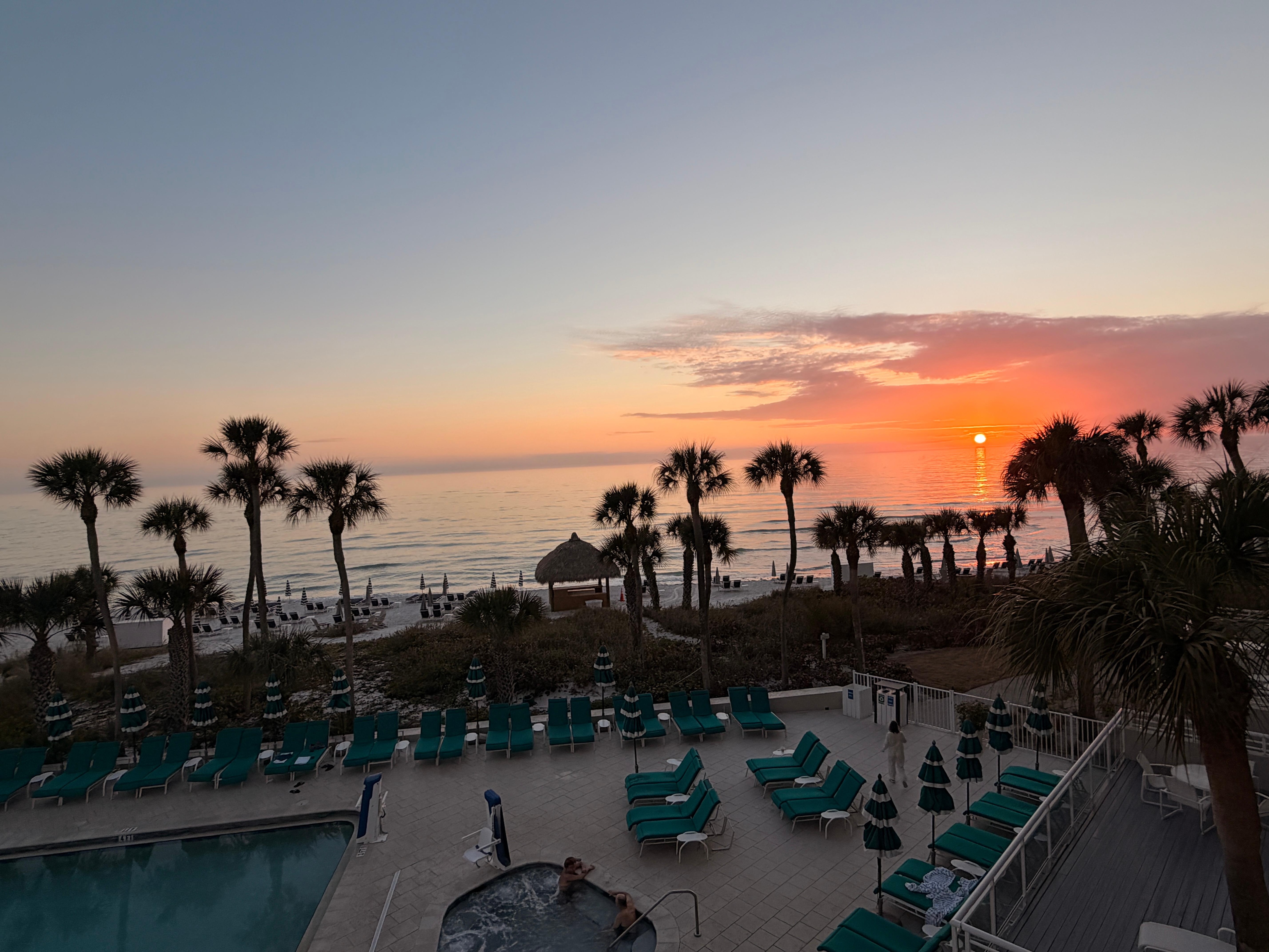 View from the balcony!