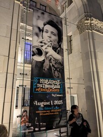 Banner at The Tobin Center just blocks from the hotel