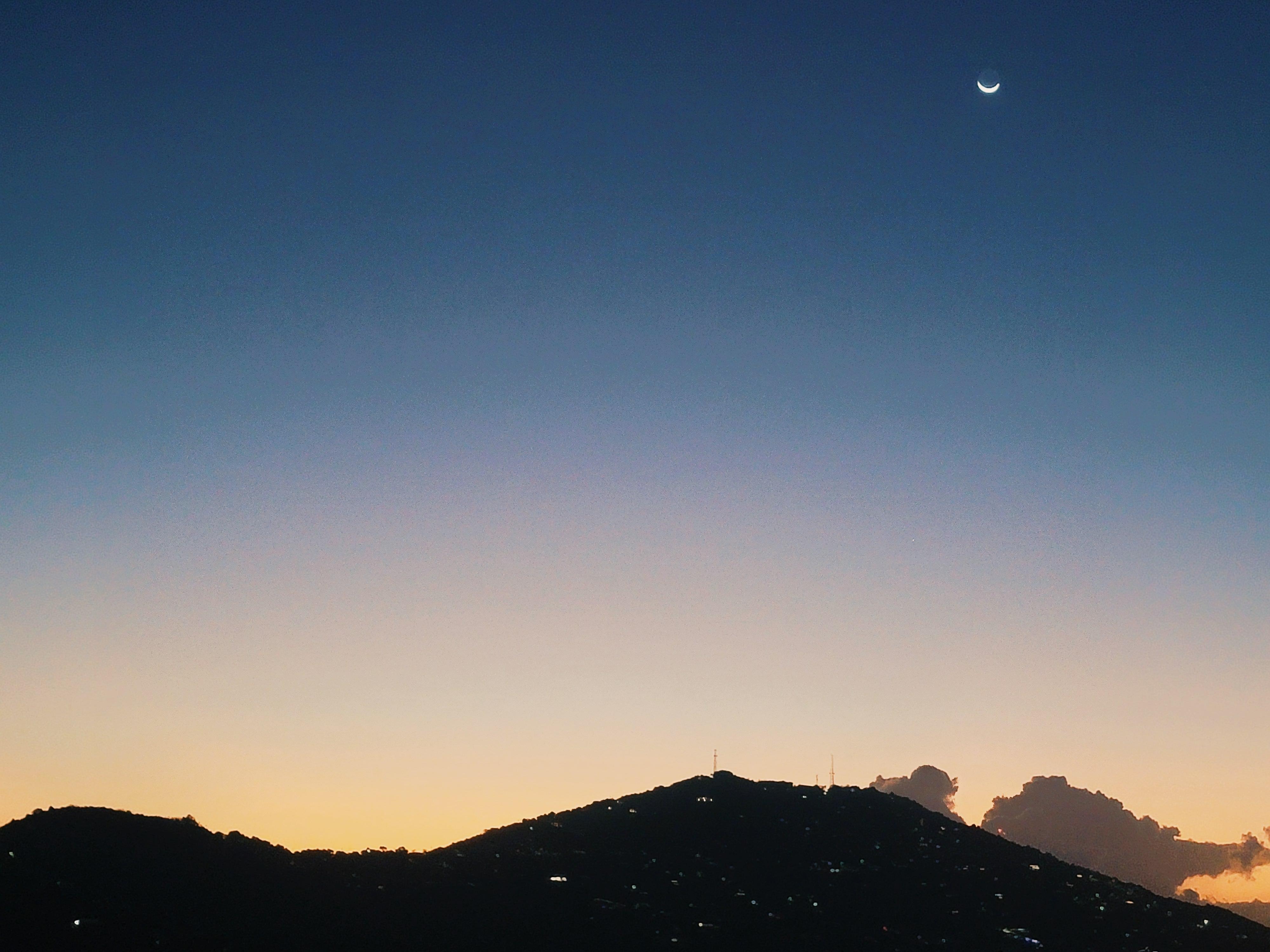 Sunset from the main patio.