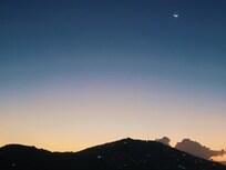 Sunset from the main patio.