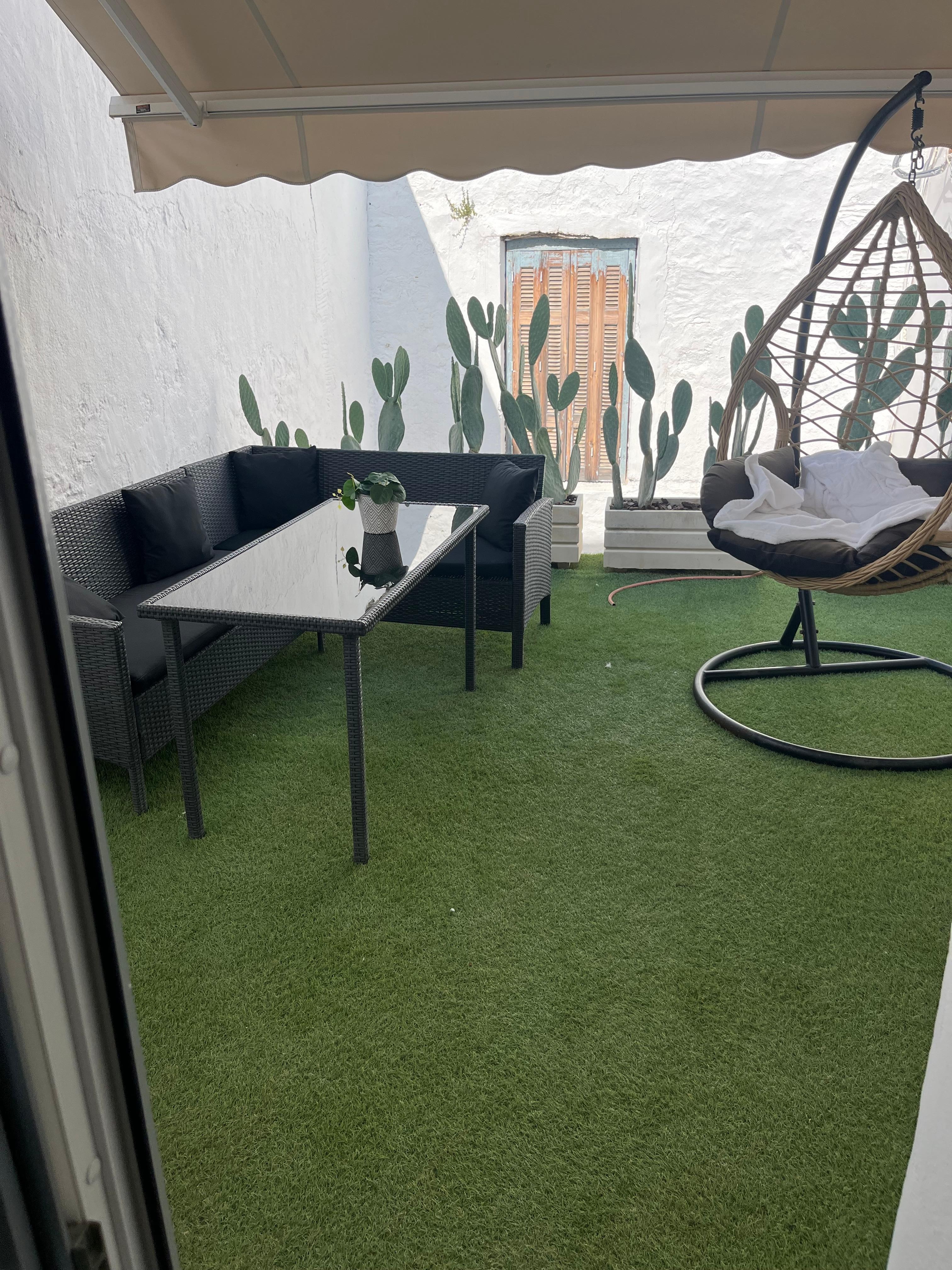 Private patio