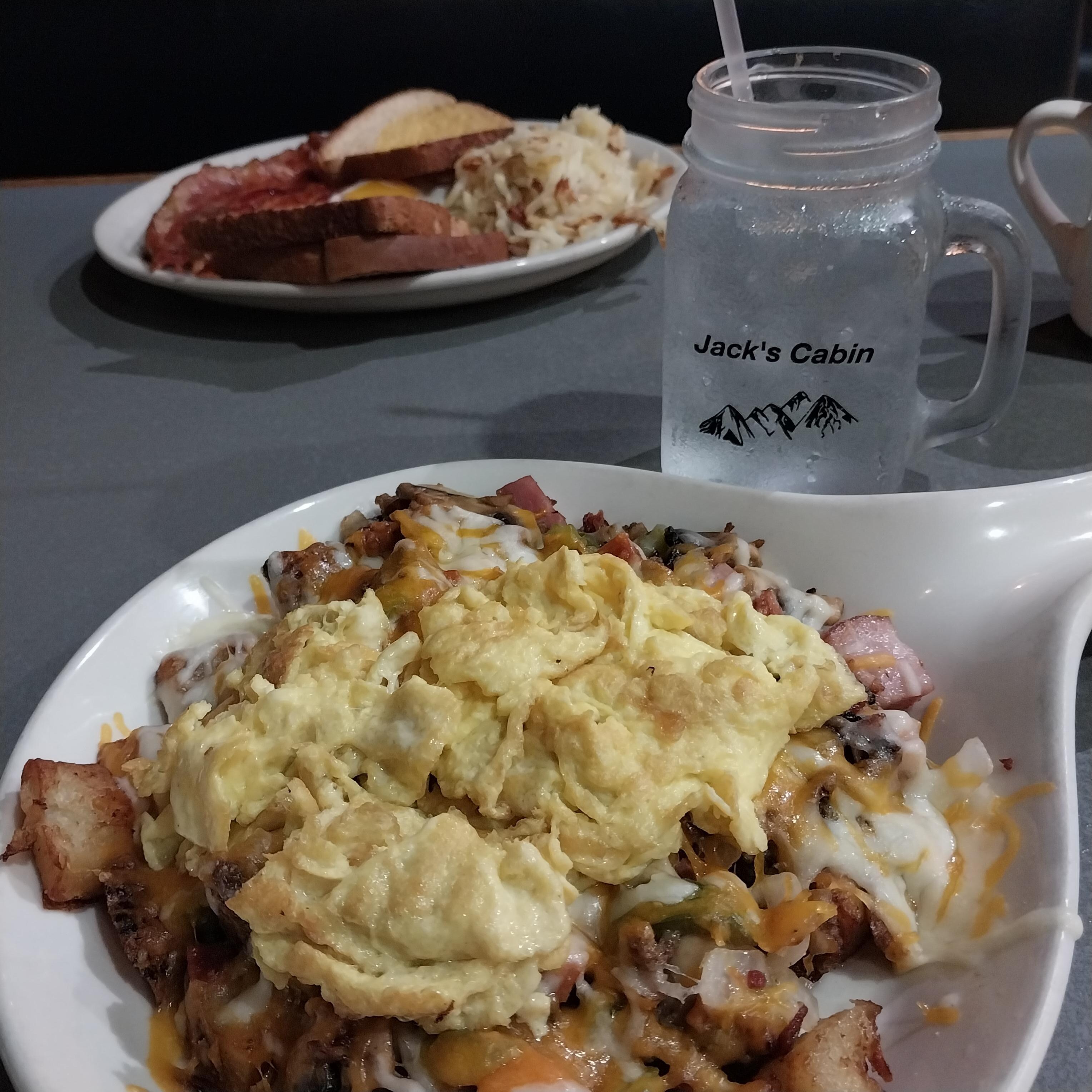 Make your own breakfast skillet from the attached Jack's restaurant/ cocktail lounge was amazing!