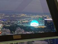 Ausblick aus der 108. Etage im Strat Tower