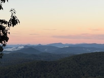 Sunset view off back deck