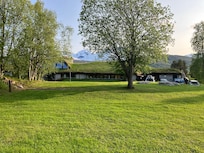 Flott uteområde.