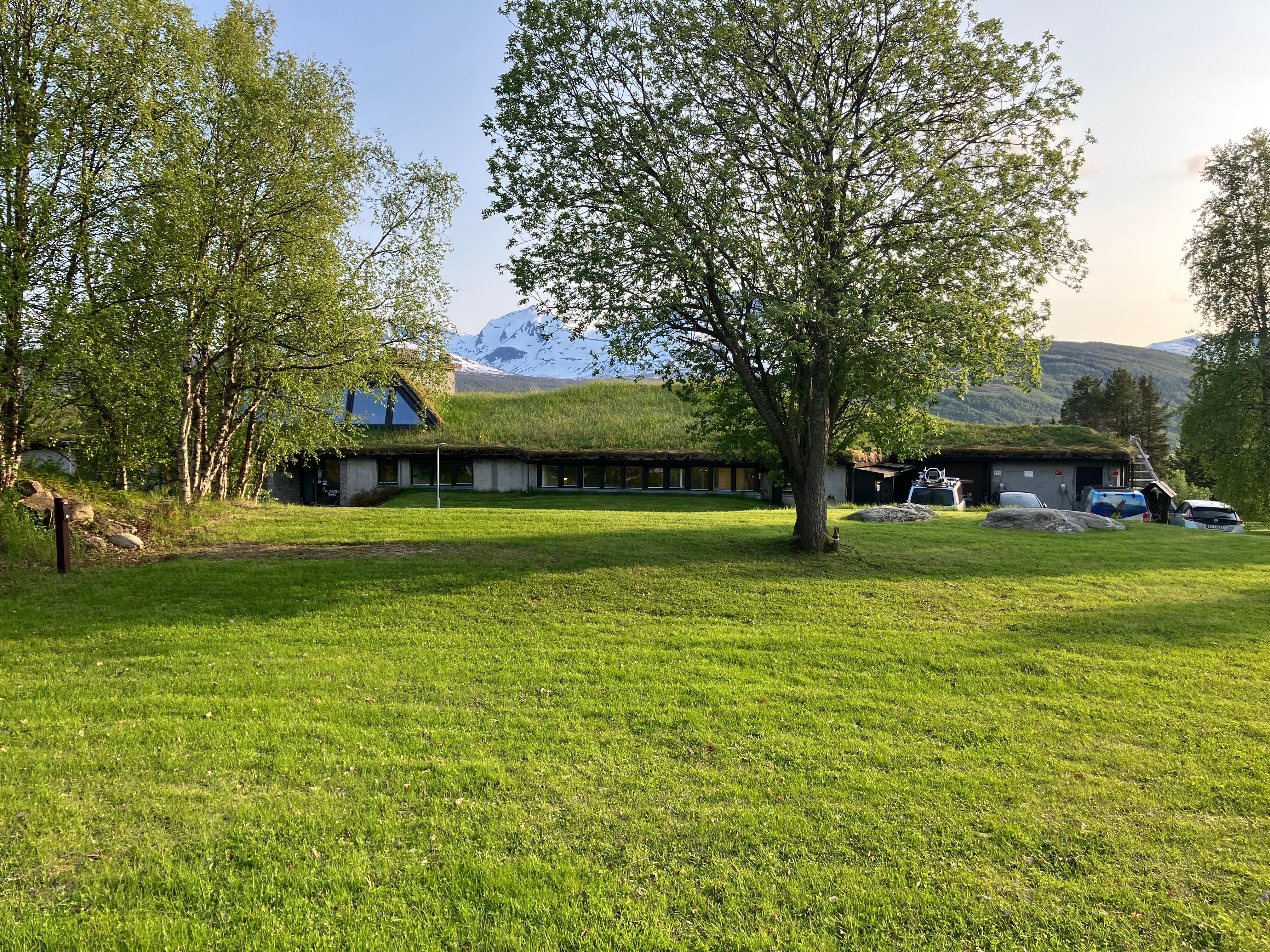 Flott uteområde.