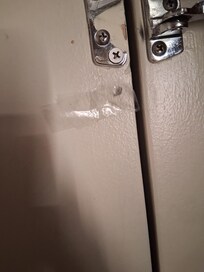 Broken door lock