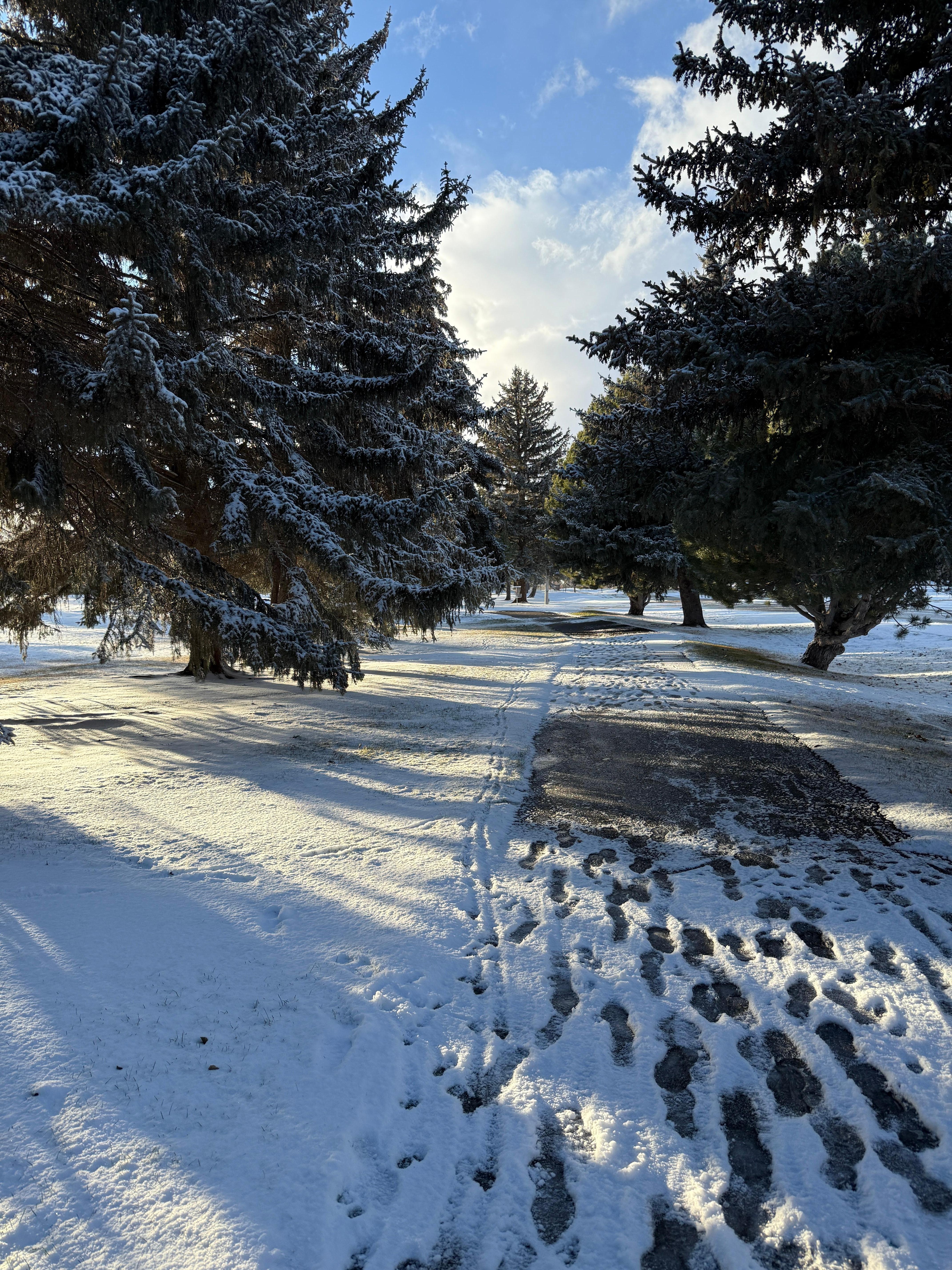 Park nearby, walking trail